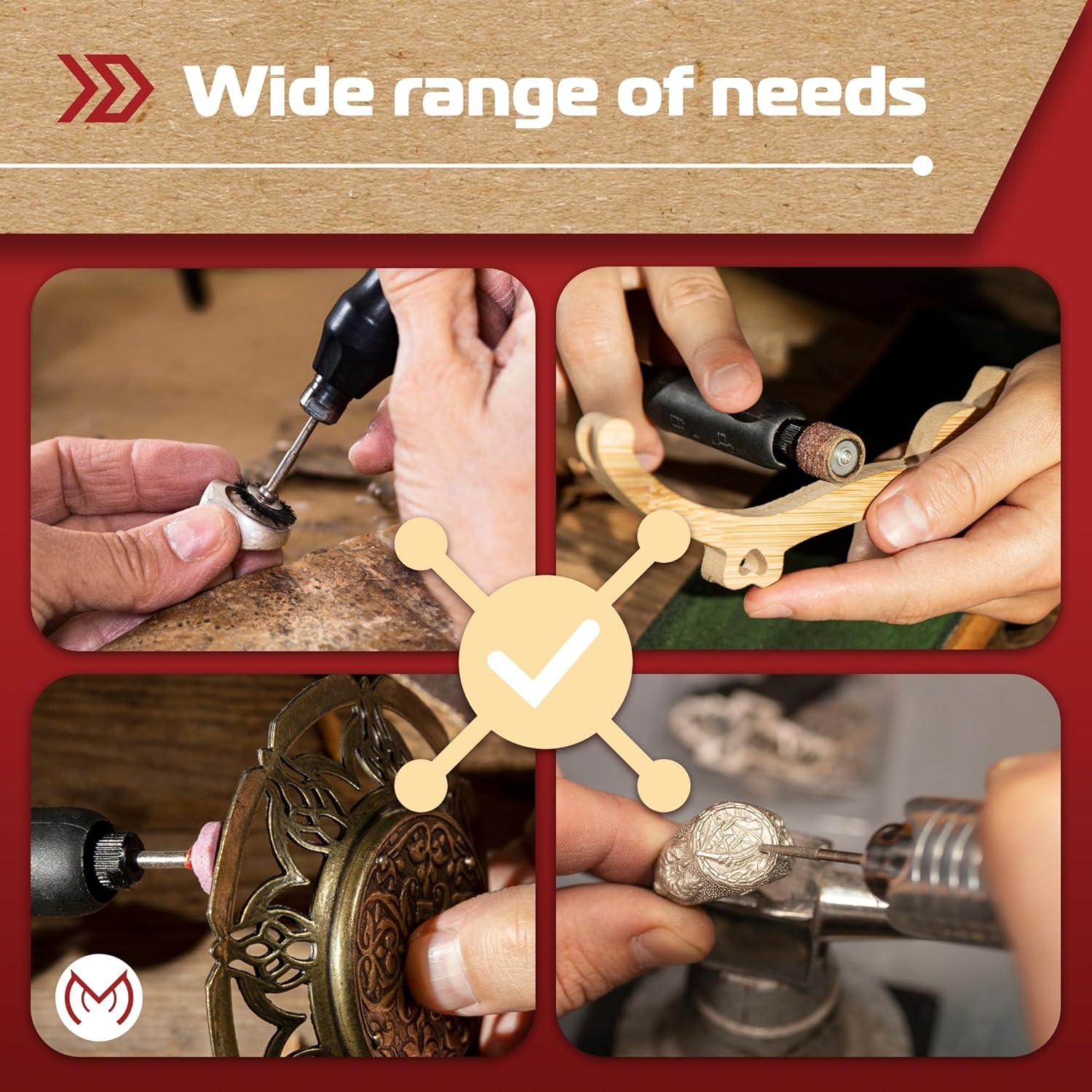 Kit de Accesorios para Herramienta Rotativa MonoPro 476 PCS