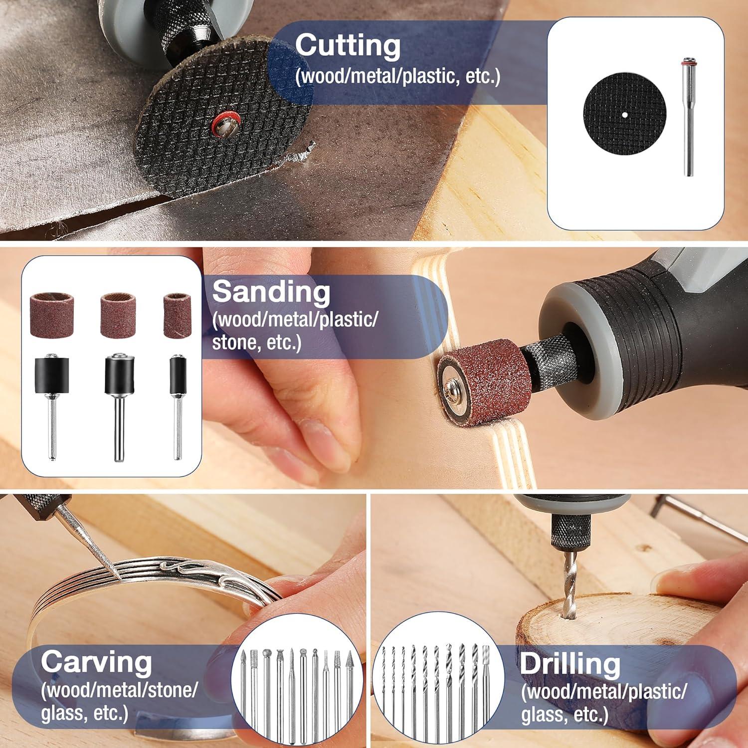 Kit de Accesorios para Herramienta Rotativa WORKPRO 530 Piezas