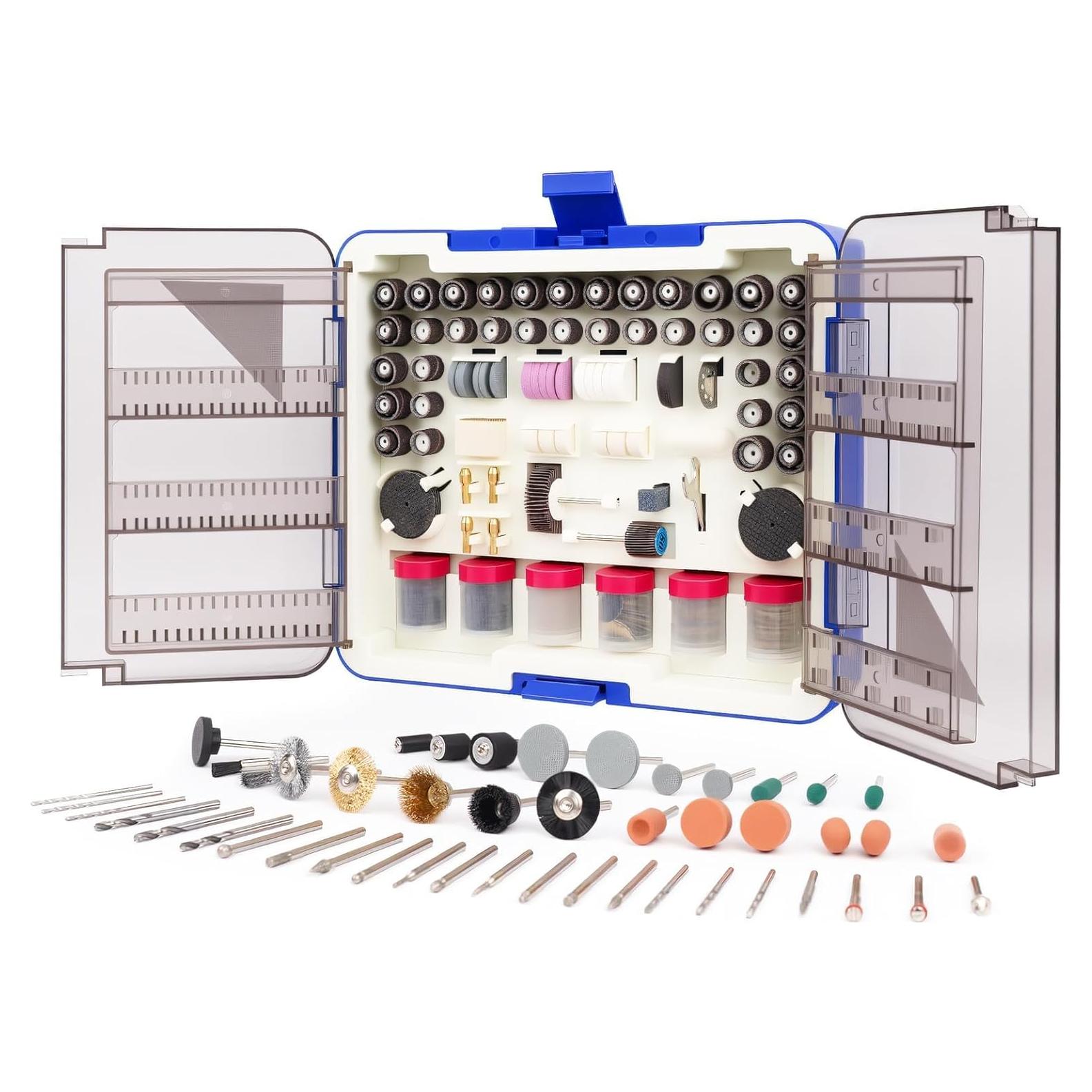 Kit de Accesorios para Herramienta Rotativa HARDELL 508 Piezas