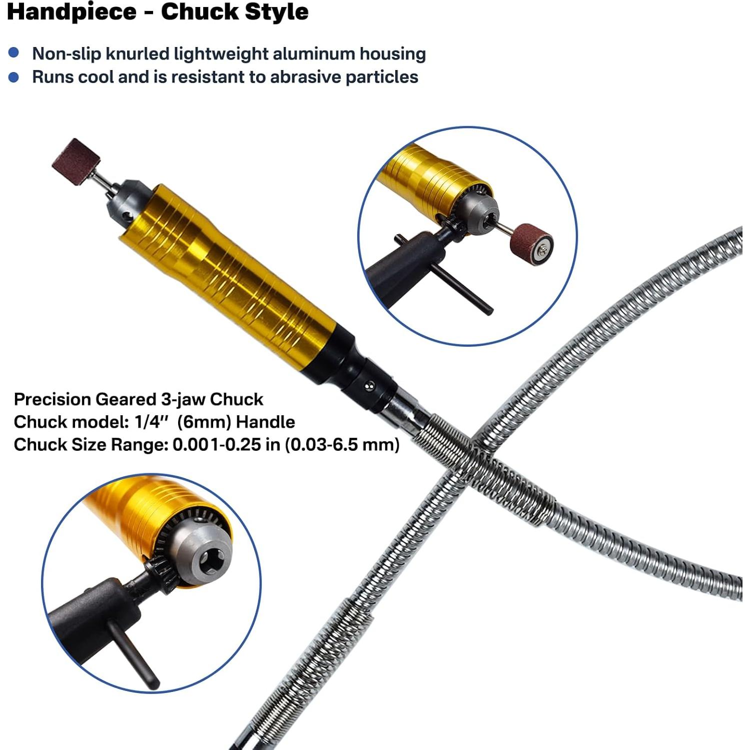 Amoladora Rotativa 780W CTISMICE con Eje Flexible y 105 Accesorios