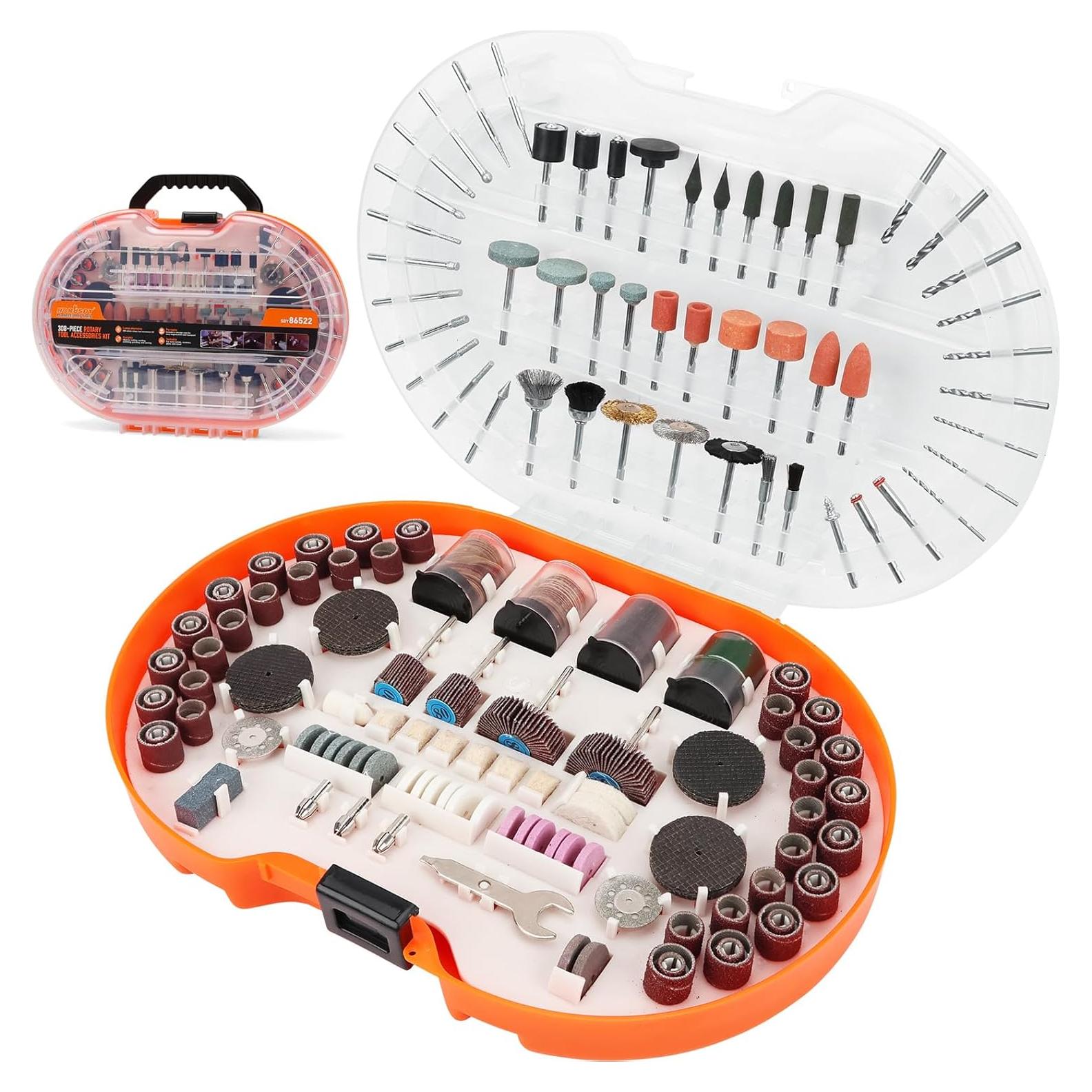 Kit de Accesorios para Herramienta Rotativa HORUSDY 308 Piezas