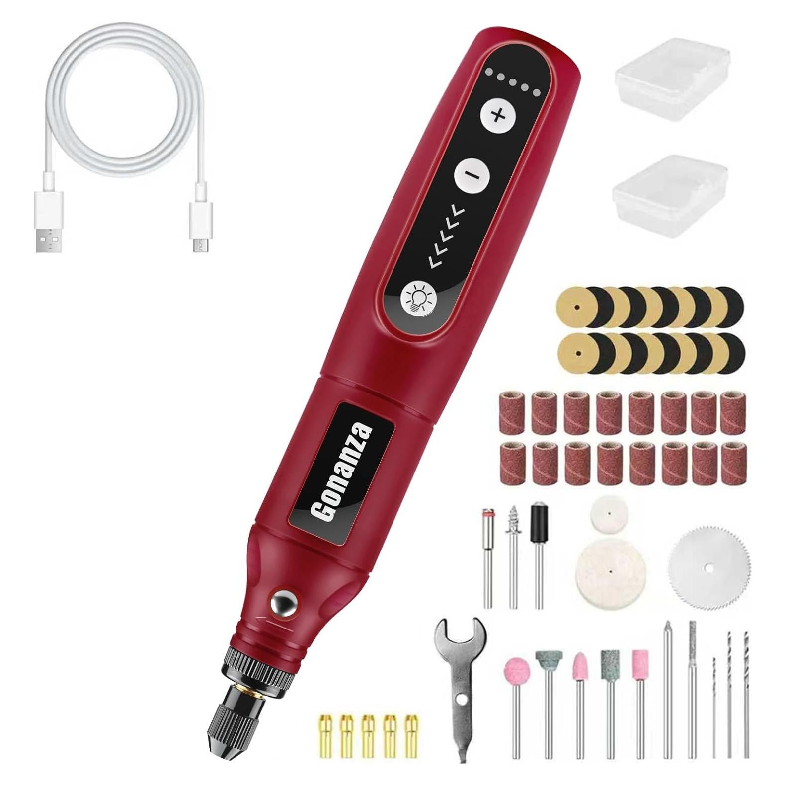 Kit de Herramienta Rotativa Inalámbrica Gonanza 62 Accesorios