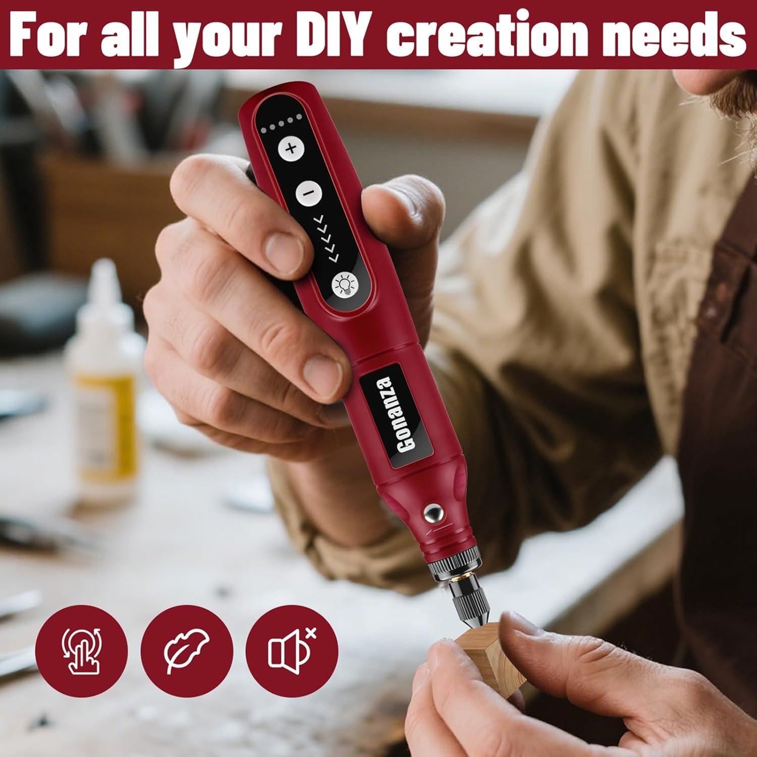 Kit de Herramienta Rotativa Inalámbrica Gonanza 62 Accesorios