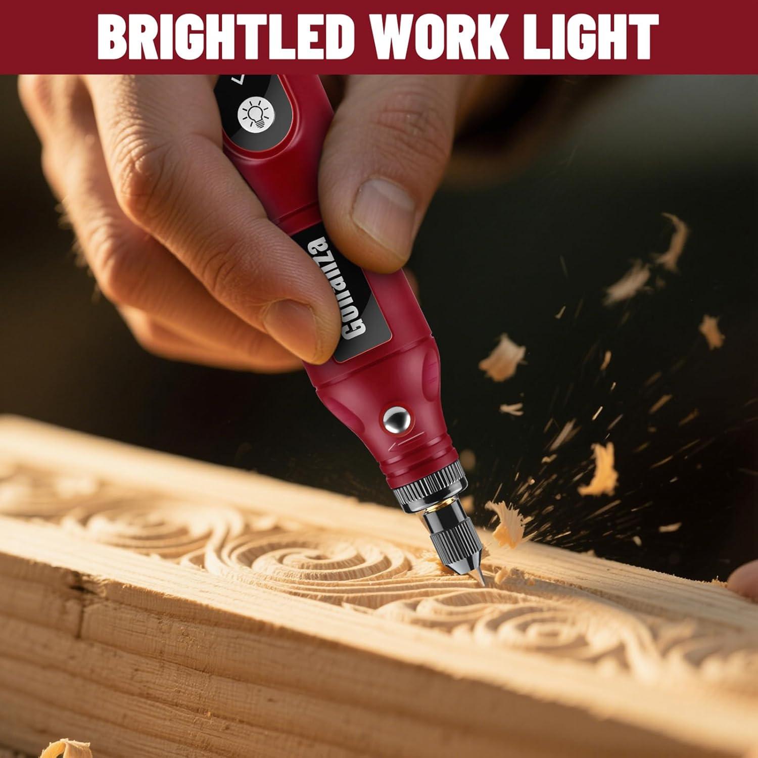 Kit de Herramienta Rotativa Inalámbrica Gonanza 62 Accesorios