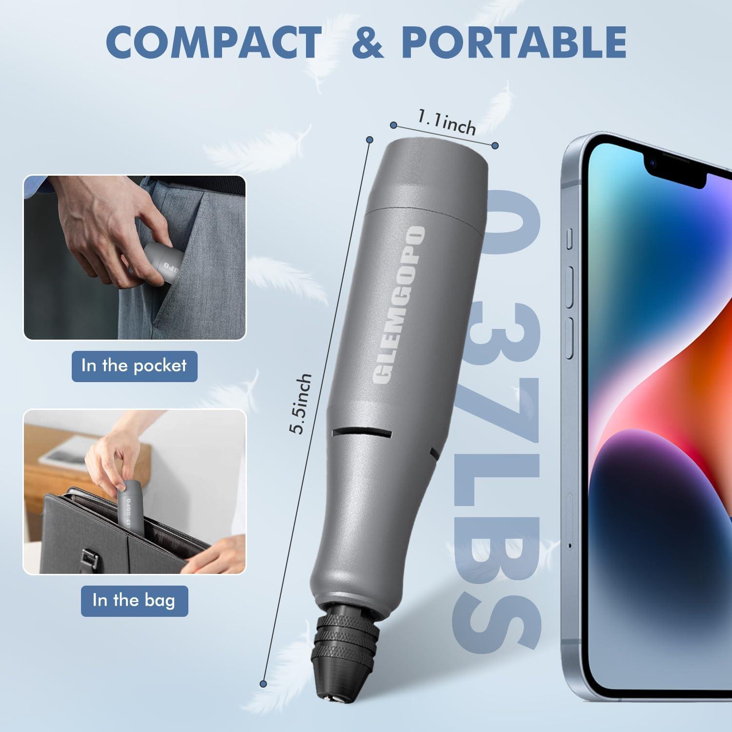 Kit de Herramienta Rotativa Mini GLEMGOPO 86 Accesorios 0-18,000 RPM