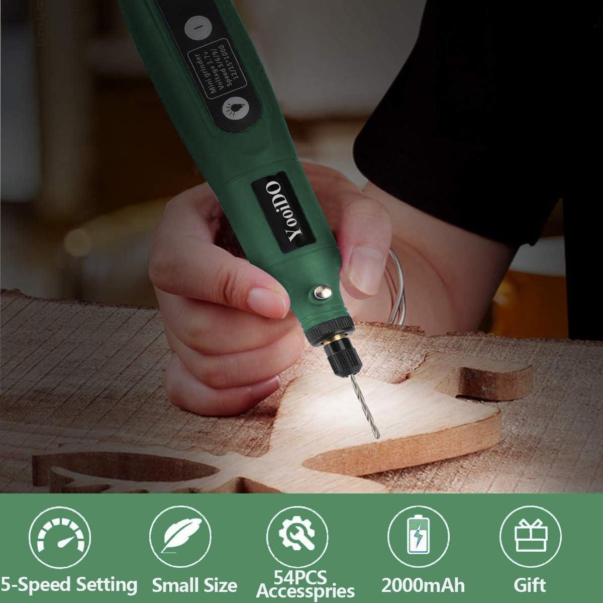 Mini Herramienta Rotativa Inalámbrica YooiDO 3.7V 54 Accesorios