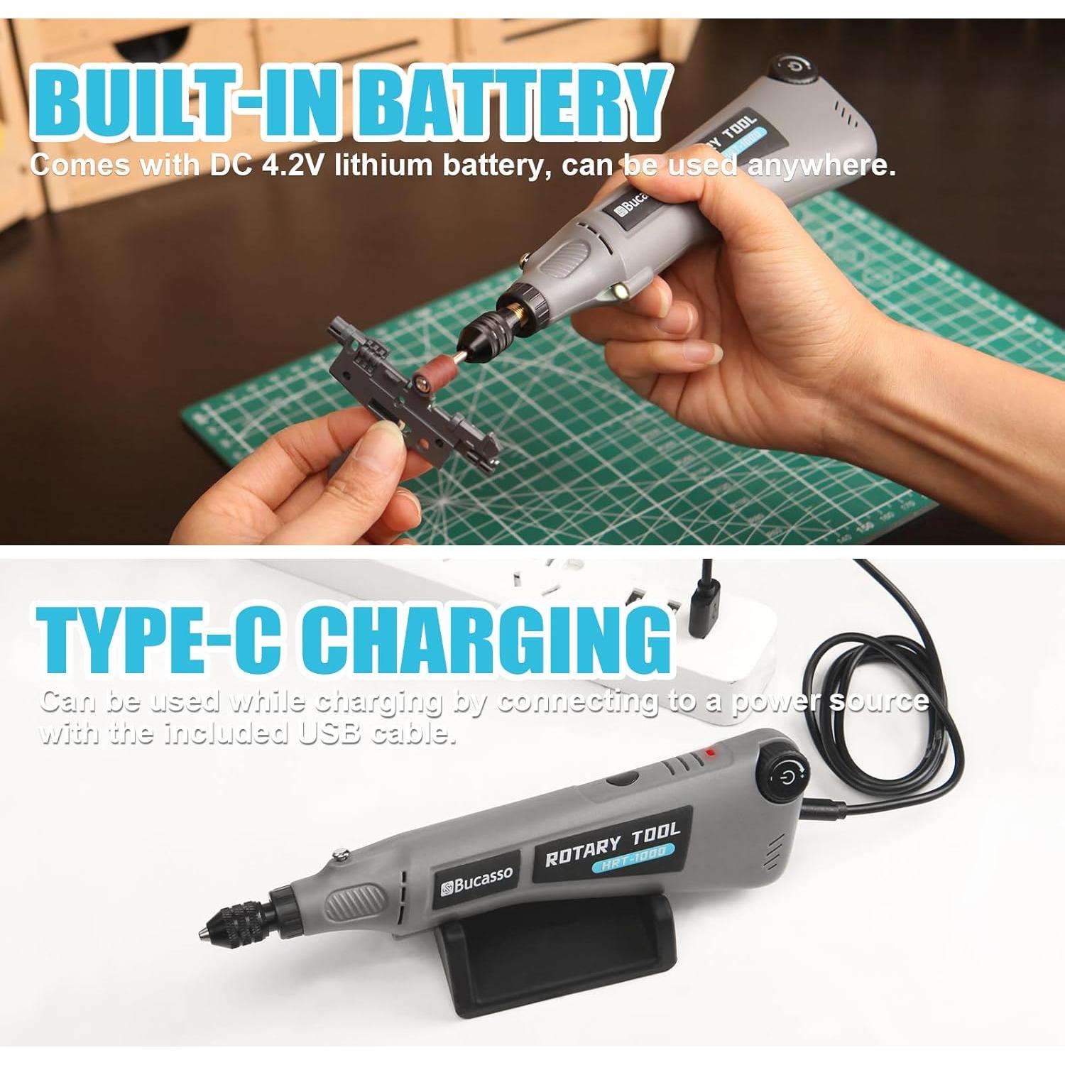 Herramienta Rotativa Inalámbrica Bucasso HRT-1000 12000 RPM