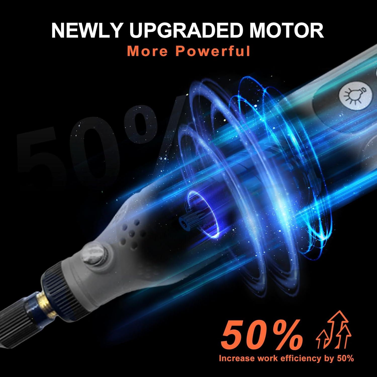 Mini Herramienta Rotativa Inalámbrica CHOKMAX 5 Velocidades 72 Accesorios