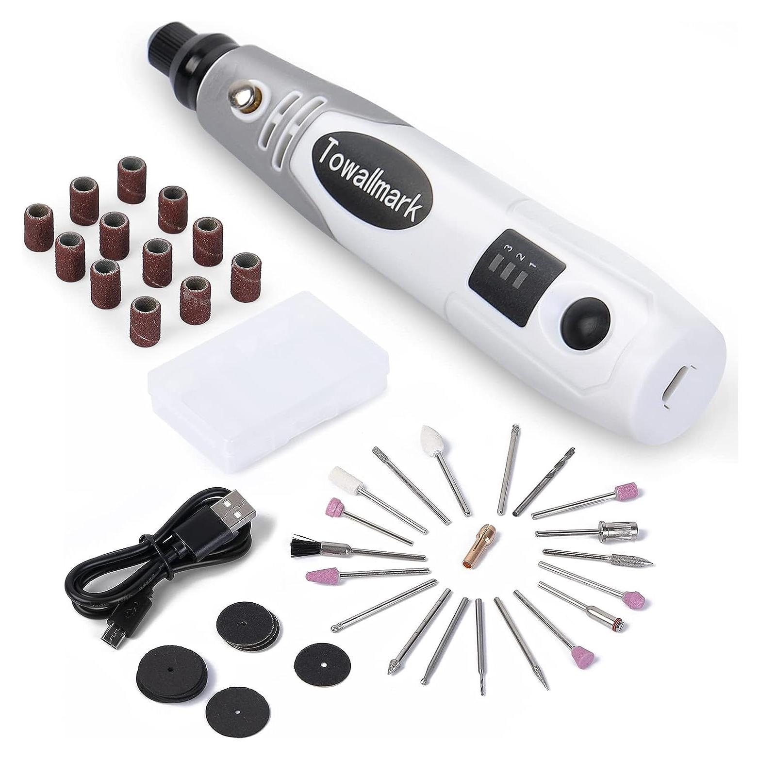 Kit de Herramientas Rotativas Towallmark RHT-45956, 50 Accesorios