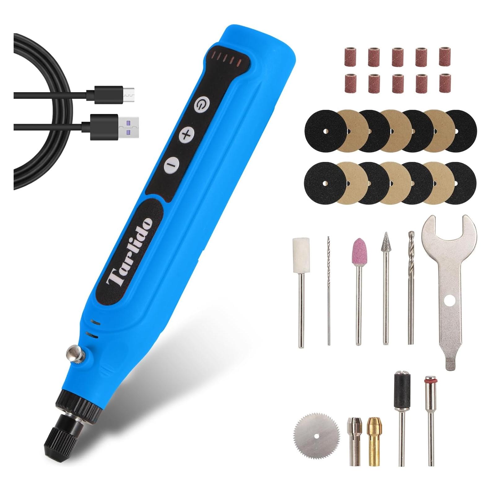 Herramienta Rotativa Inalámbrica Tarlido 4V 5 Velocidades 31 Accesorios