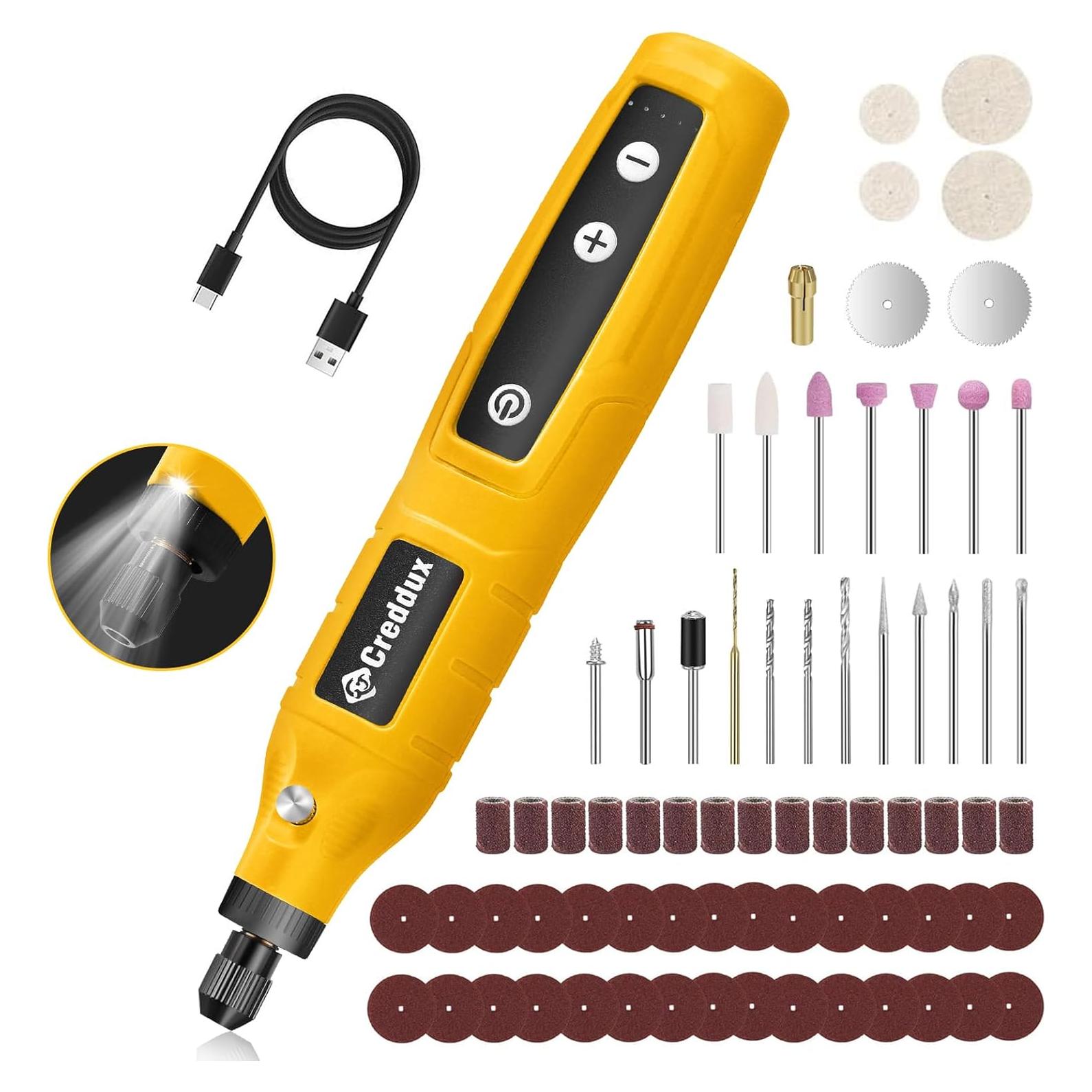 Herramienta Rotativa Inalámbrica Creddux 4.2V 71 Accesorios