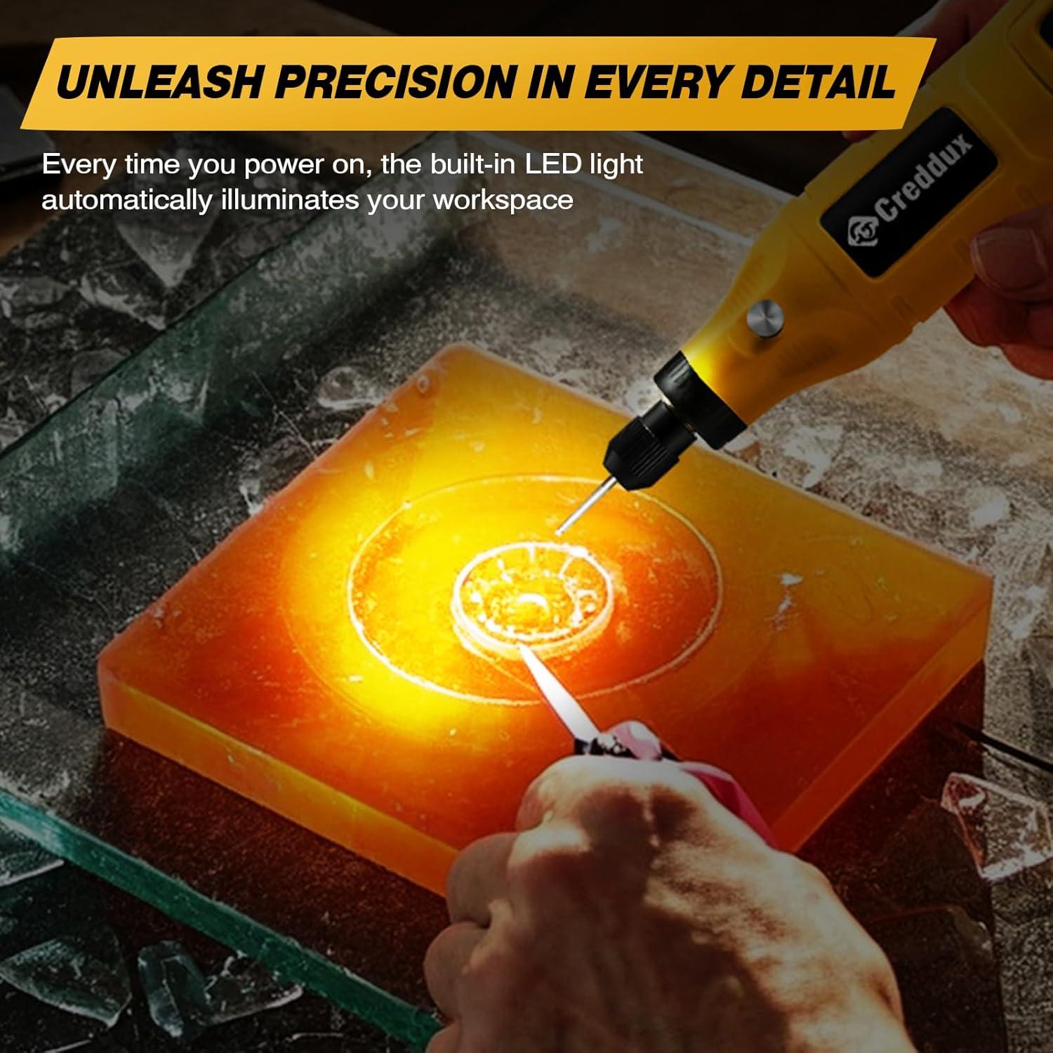 Herramienta Rotativa Inalámbrica Creddux 4.2V 71 Accesorios