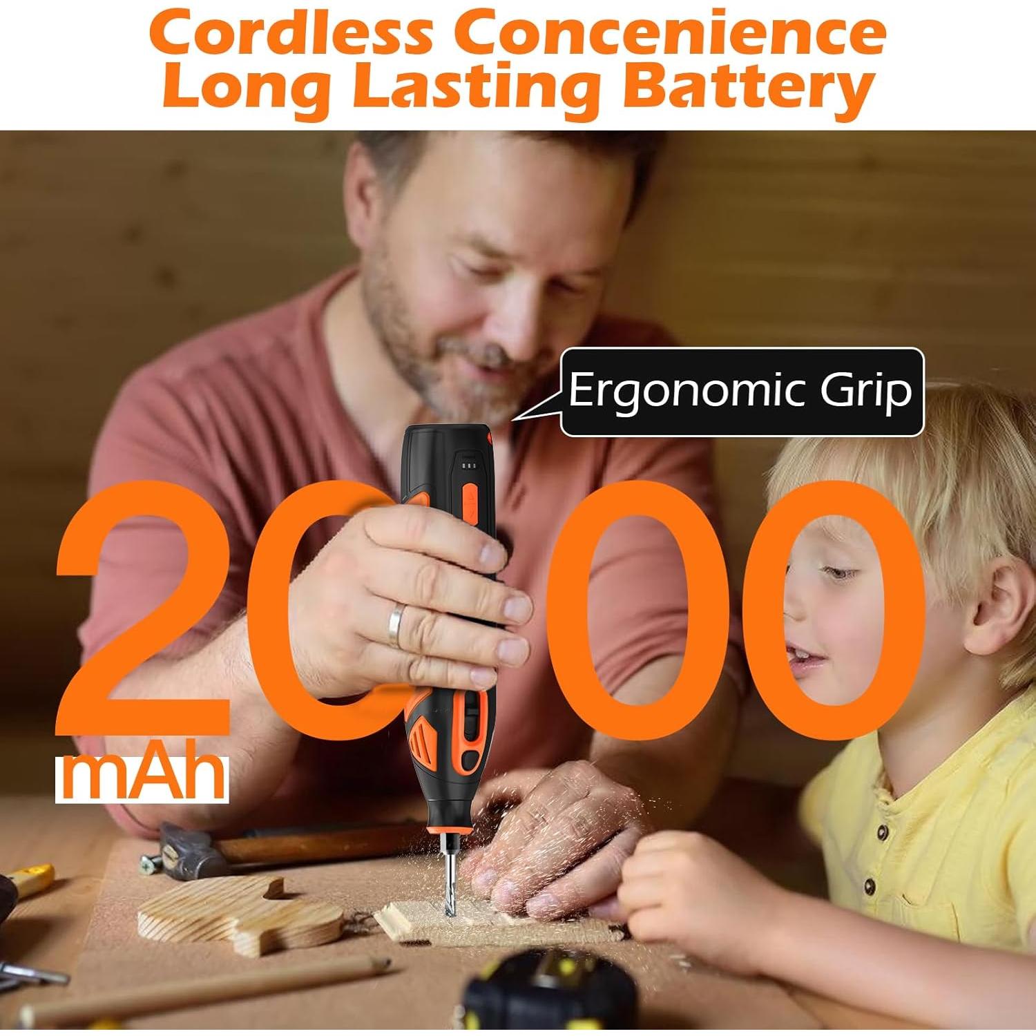 Herramienta Rotativa Inalámbrica HARDELL 12V 80 Accesorios