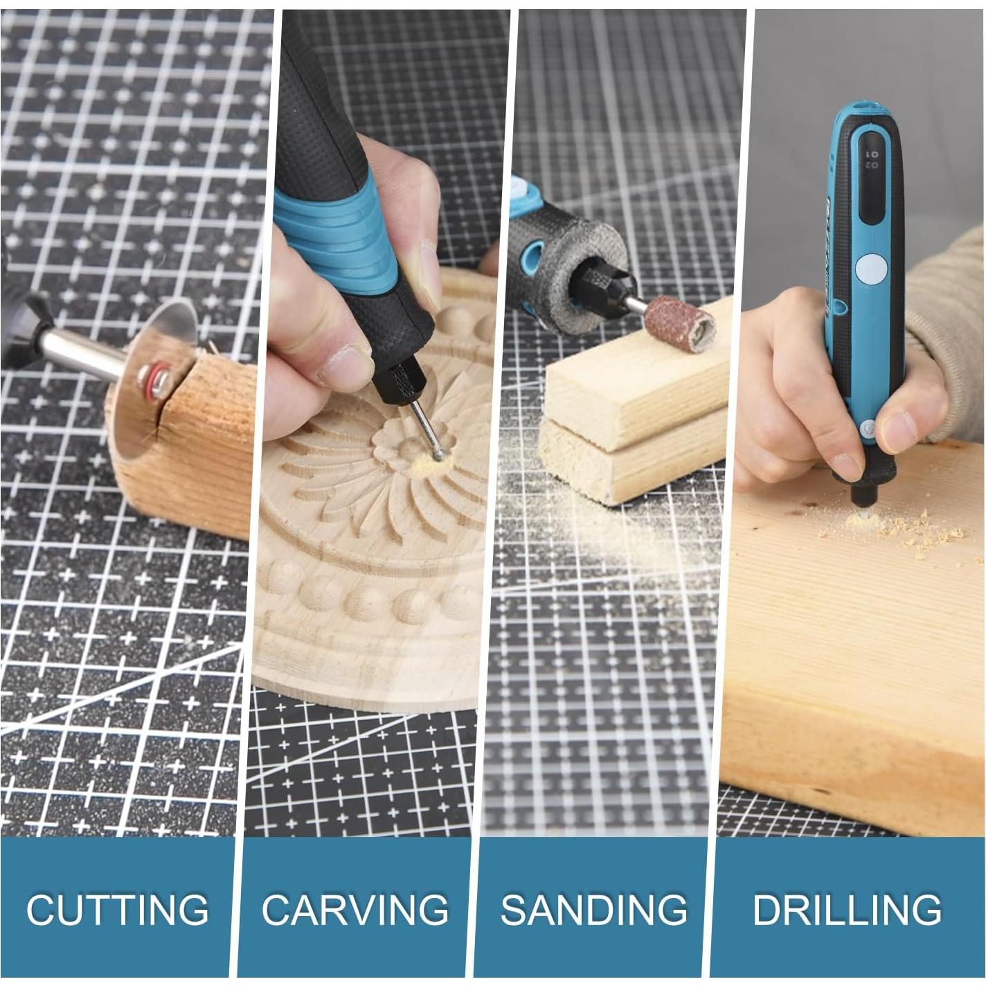 Kit Herramienta Rotativa Inalámbrica TOOLSBAT 4V 84 Accesorios