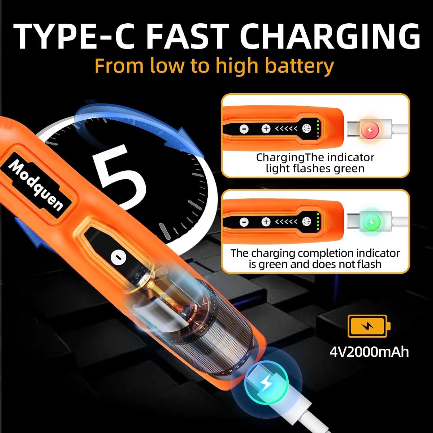 Kit de Herramienta Rotativa Inalámbrica Modquen 4V 78 Accesorios