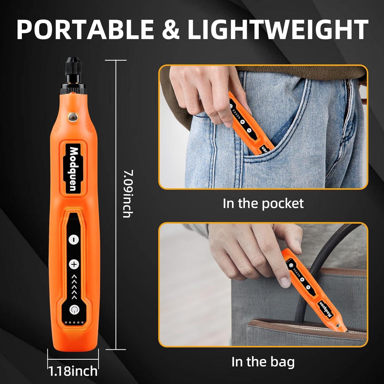 Kit de Herramienta Rotativa Inalámbrica Modquen 4V 78 Accesorios