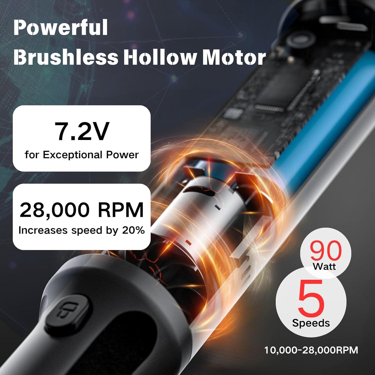 Herramienta Rotativa Inalámbrica Katerk 7.2V 90W 42 Accesorios