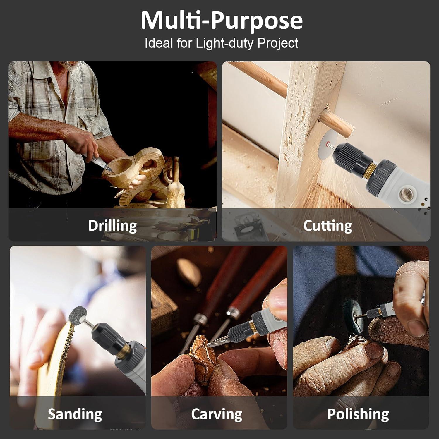 Herramienta Rotativa Inalámbrica CHOKMAX 3.7V 42 Accesorios