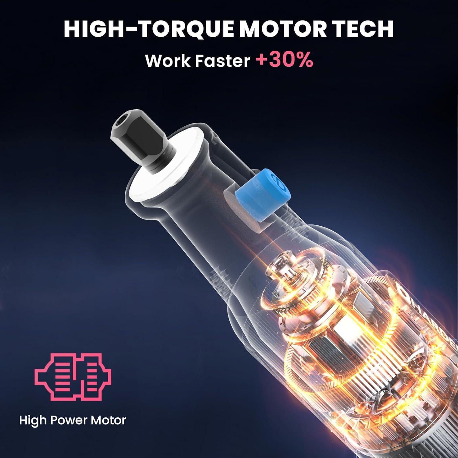 Herramienta Rotativa Inalámbrica HARDELL 8V con 80 Accesorios