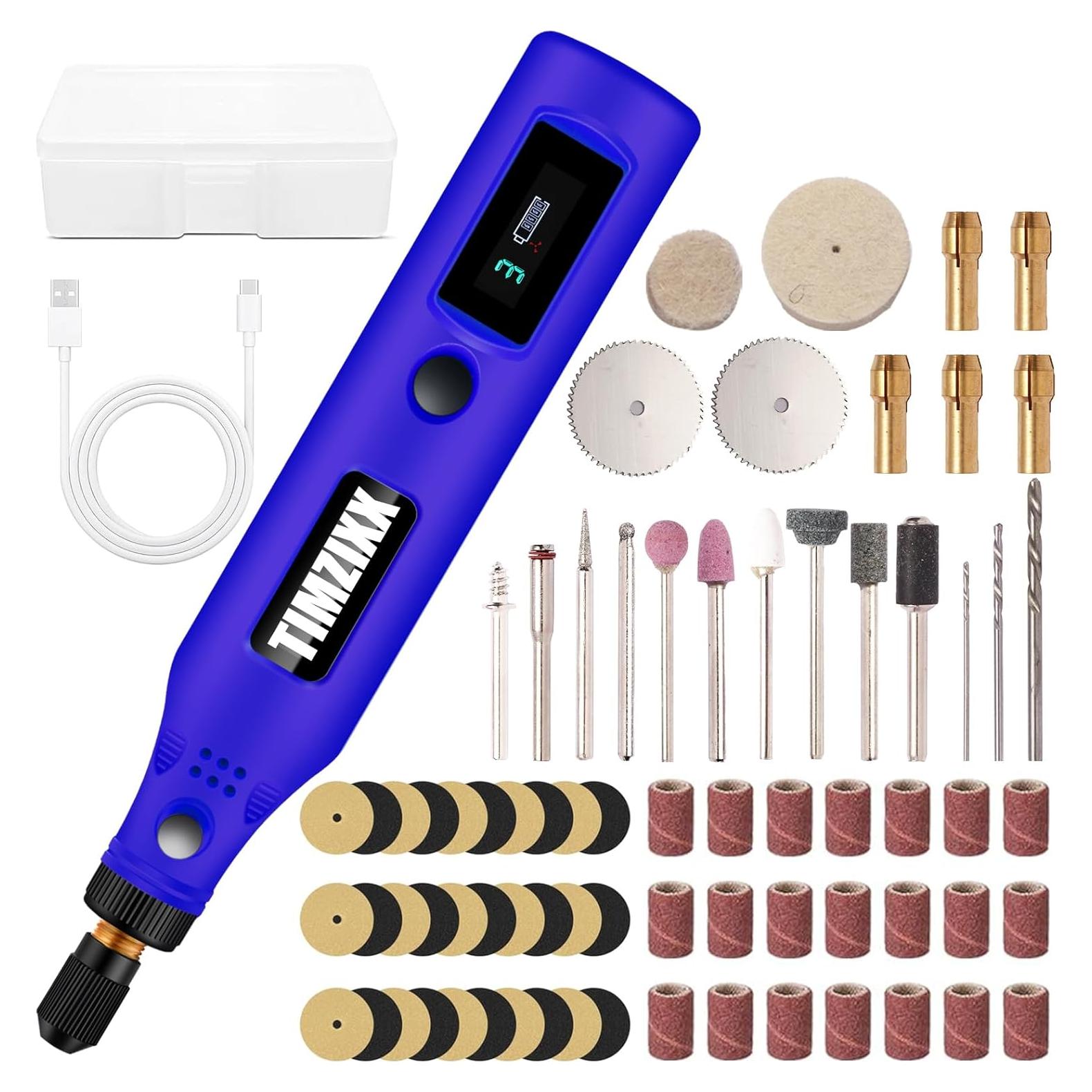 Mini Herramienta Rotativa Inalámbrica TIMZIXX 3.7V 71 Accesorios