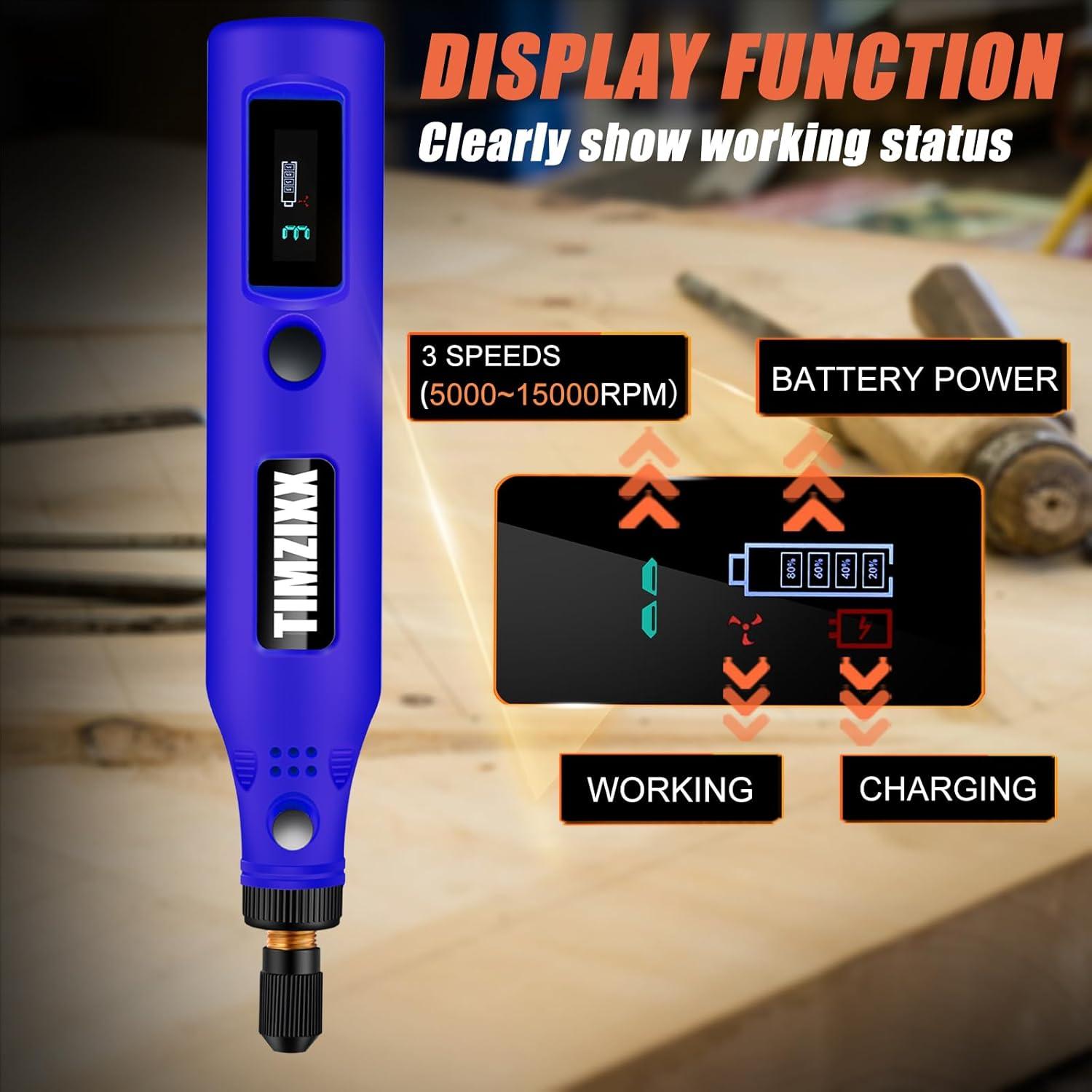 Mini Herramienta Rotativa Inalámbrica TIMZIXX 3.7V 71 Accesorios