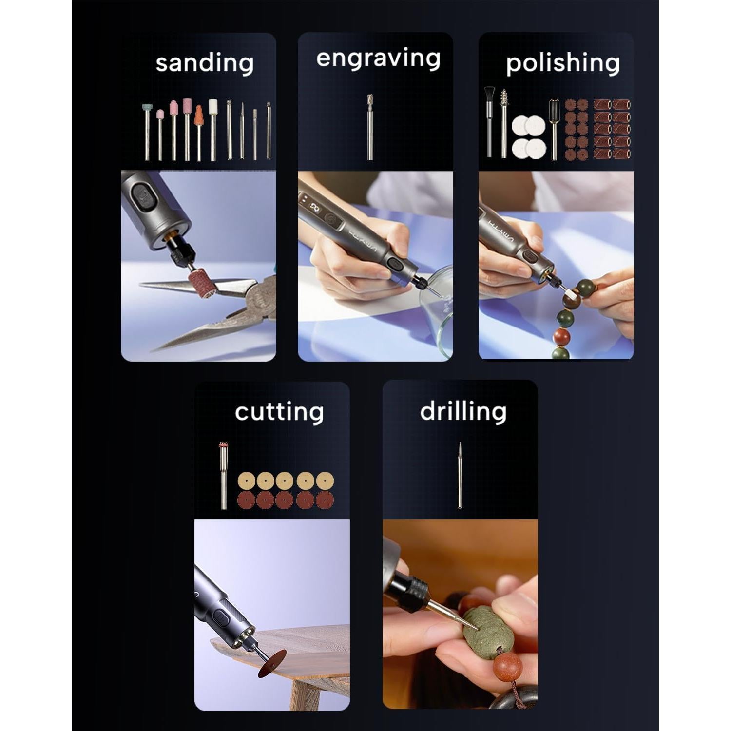 Mini Herramienta Rotativa Inalámbrica VMYTH iPen E1 18000 RPM