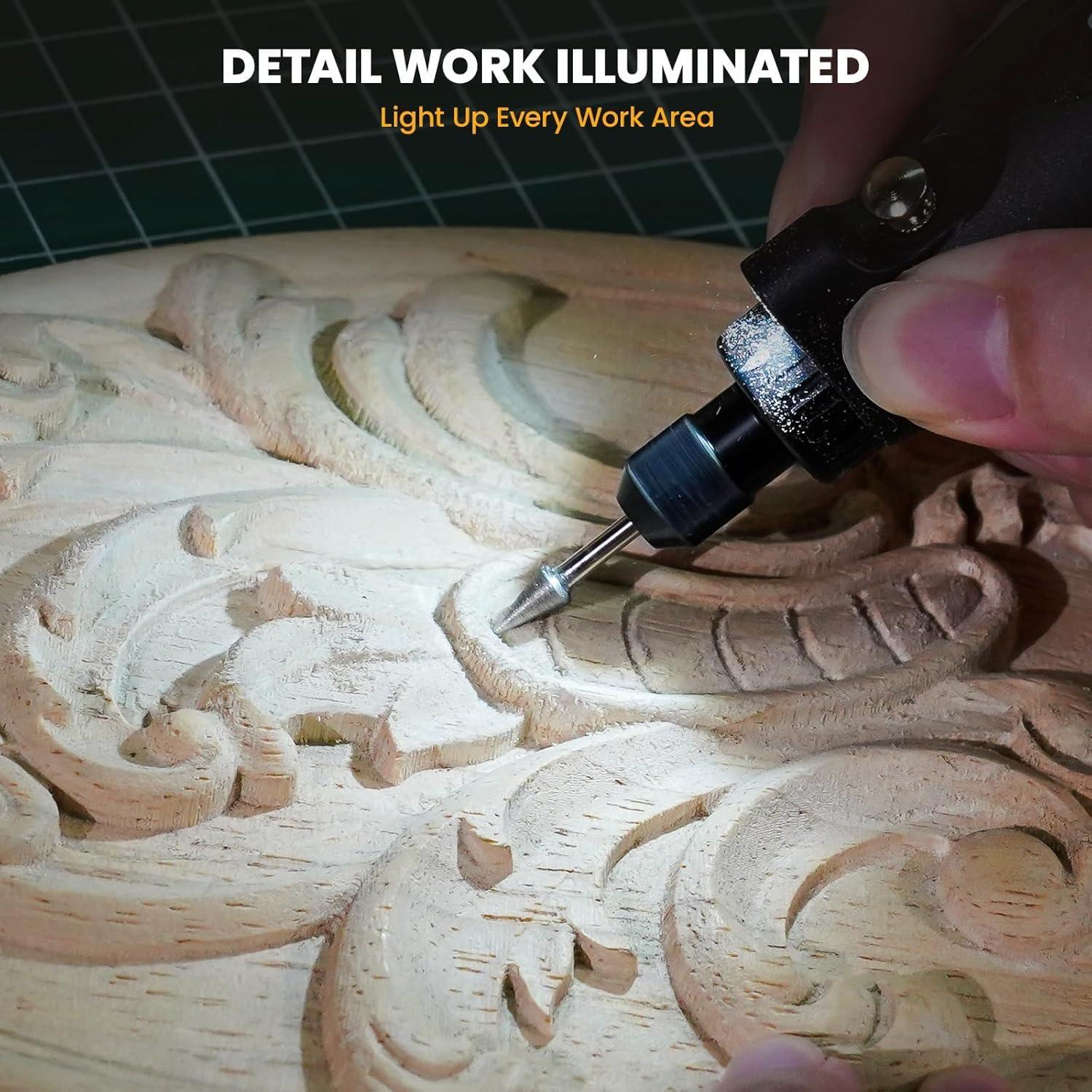 Mini Herramienta Rotativa Inalámbrica HARDELL 4V 5 Velocidades