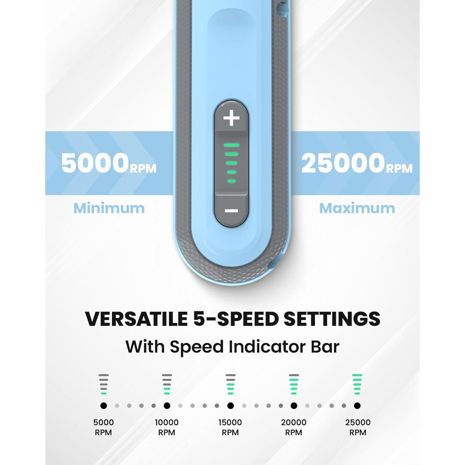 Herramienta Rotativa Inalámbrica SCHTUMPA 4V 25000 RPM 25 Accesorios