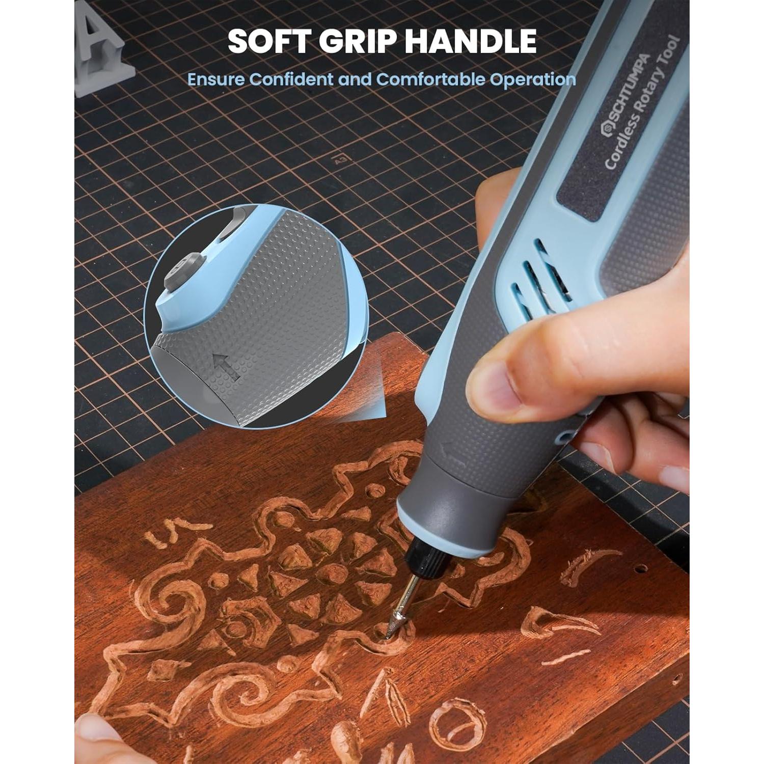Herramienta Rotativa Inalámbrica SCHTUMPA 4V 25000 RPM 25 Accesorios