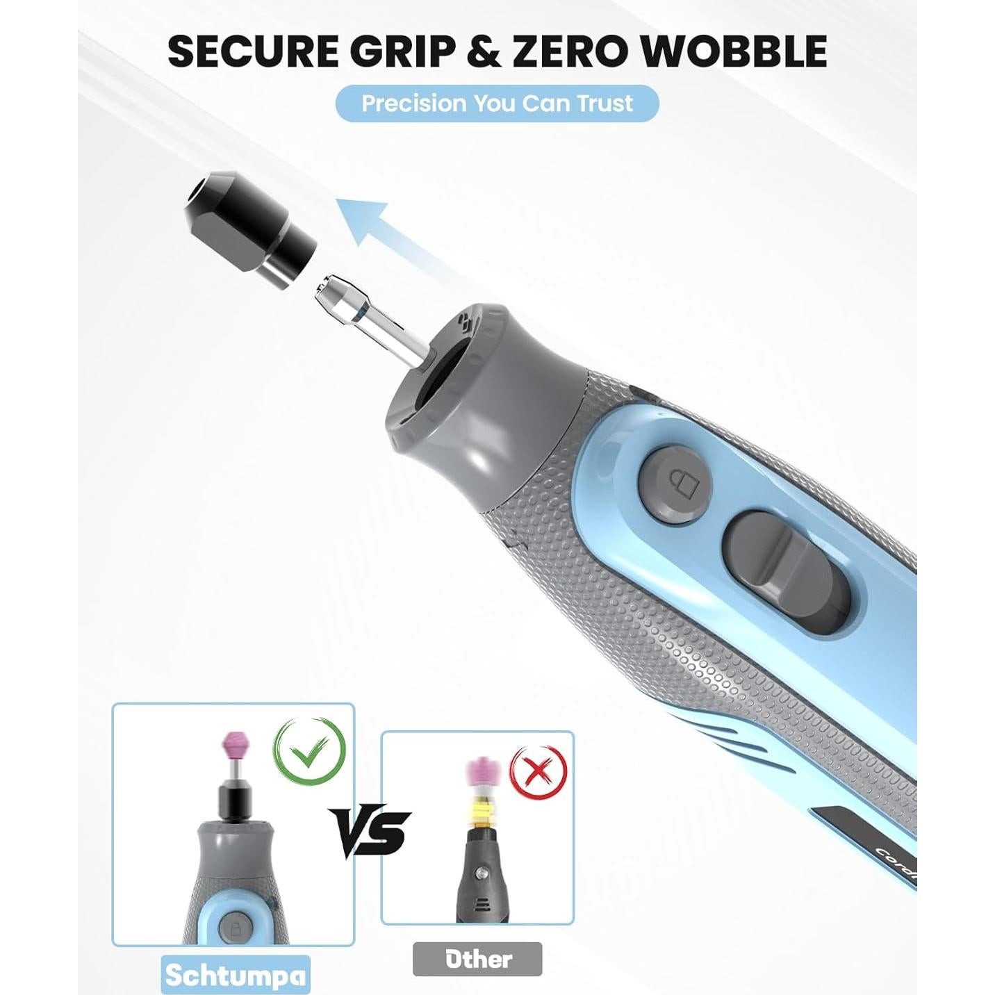 Herramienta Rotativa Inalámbrica SCHTUMPA 4V 25000 RPM 25 Accesorios