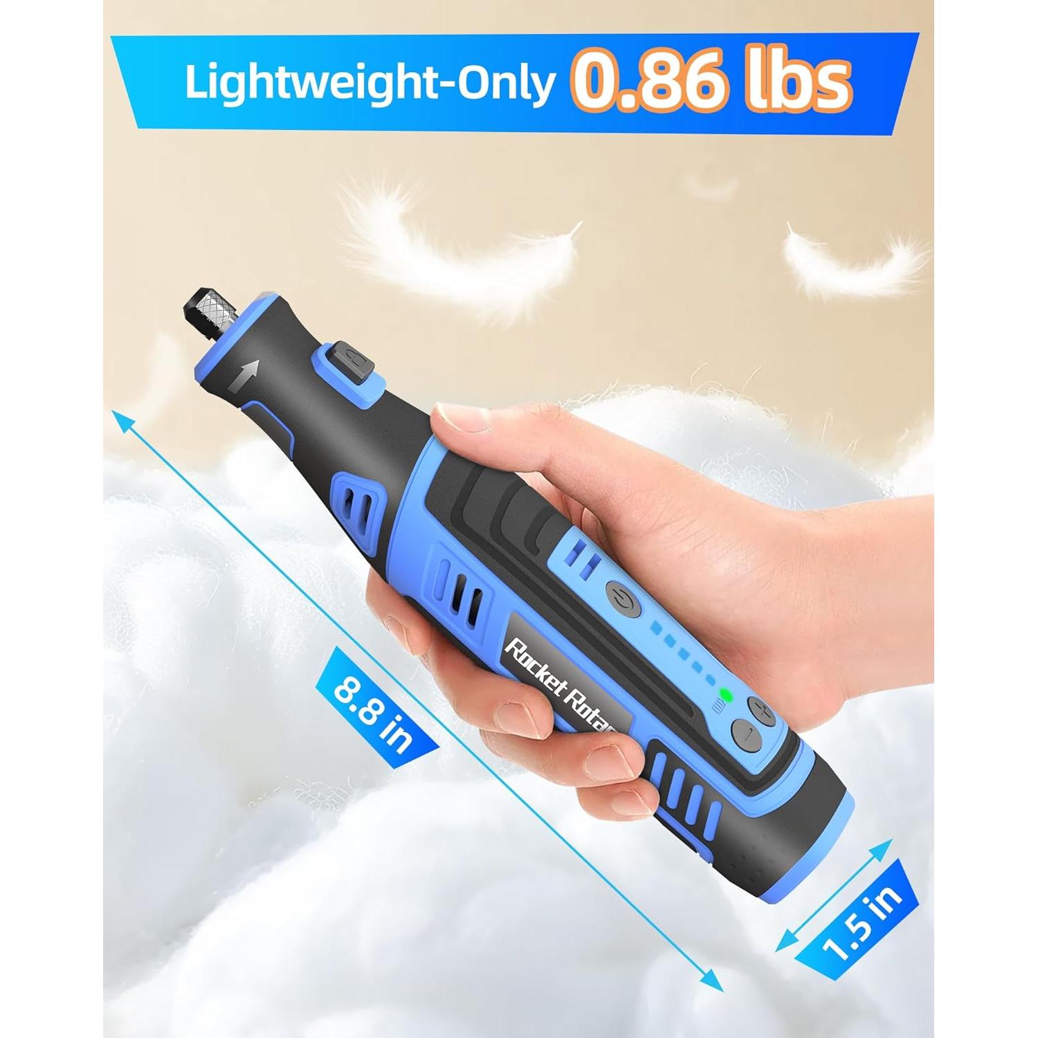 Herramienta Rotativa Inalámbrica Linstaine 8V 135 Accesorios