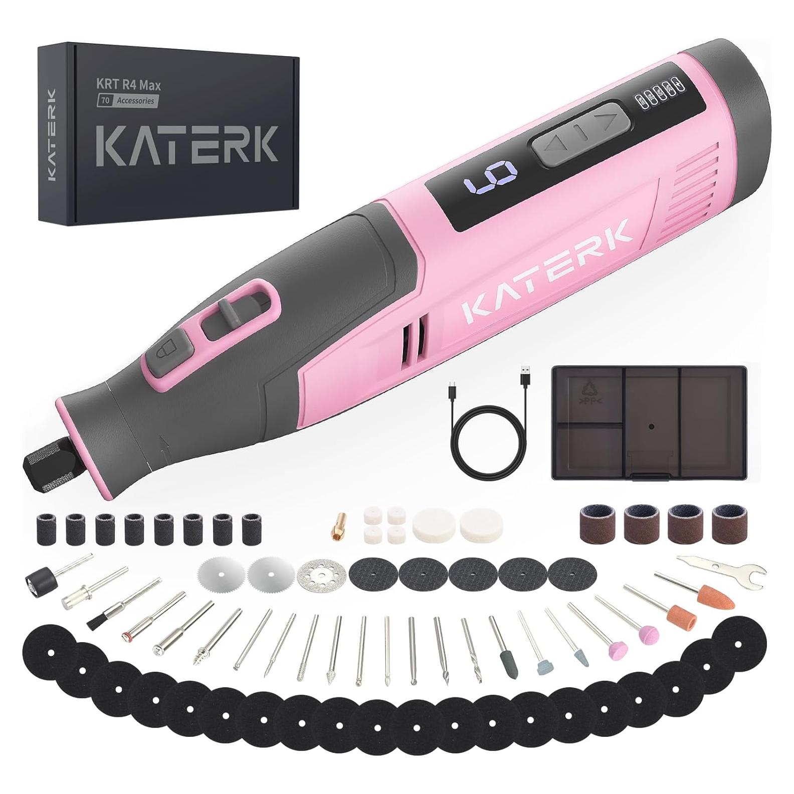Kit de Herramienta Rotativa Inalámbrica Katerk 4000mAh 70 Accesorios