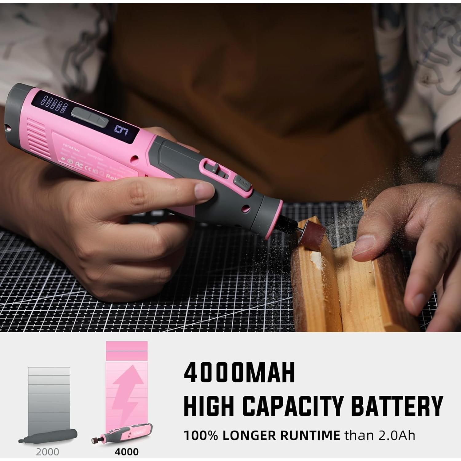 Kit de Herramienta Rotativa Inalámbrica Katerk 4000mAh 70 Accesorios