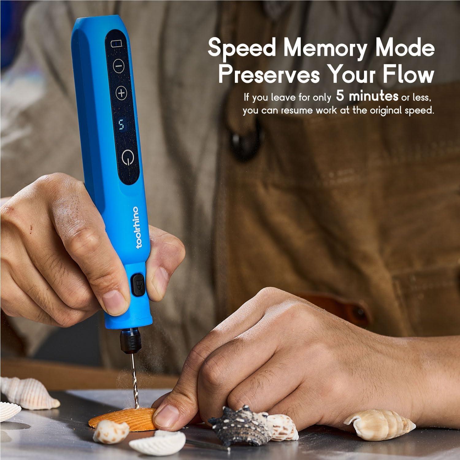 Kit Herramienta Rotativa Inalámbrica Toolrhino 3.7V 62 Accesorios