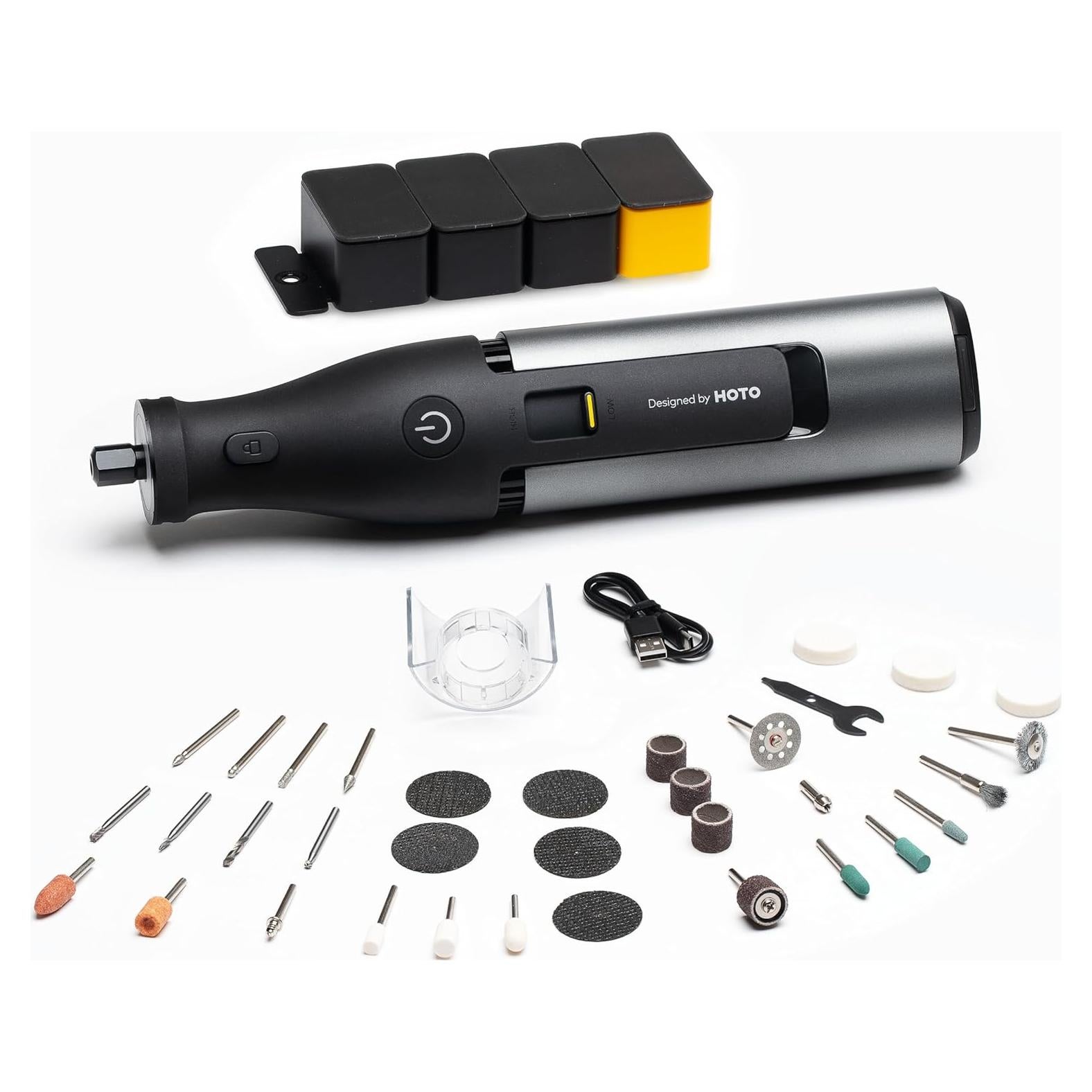 HOTO Herramienta Rotativa Inalámbrica 12V Pro 35000RPM 37 Acc.