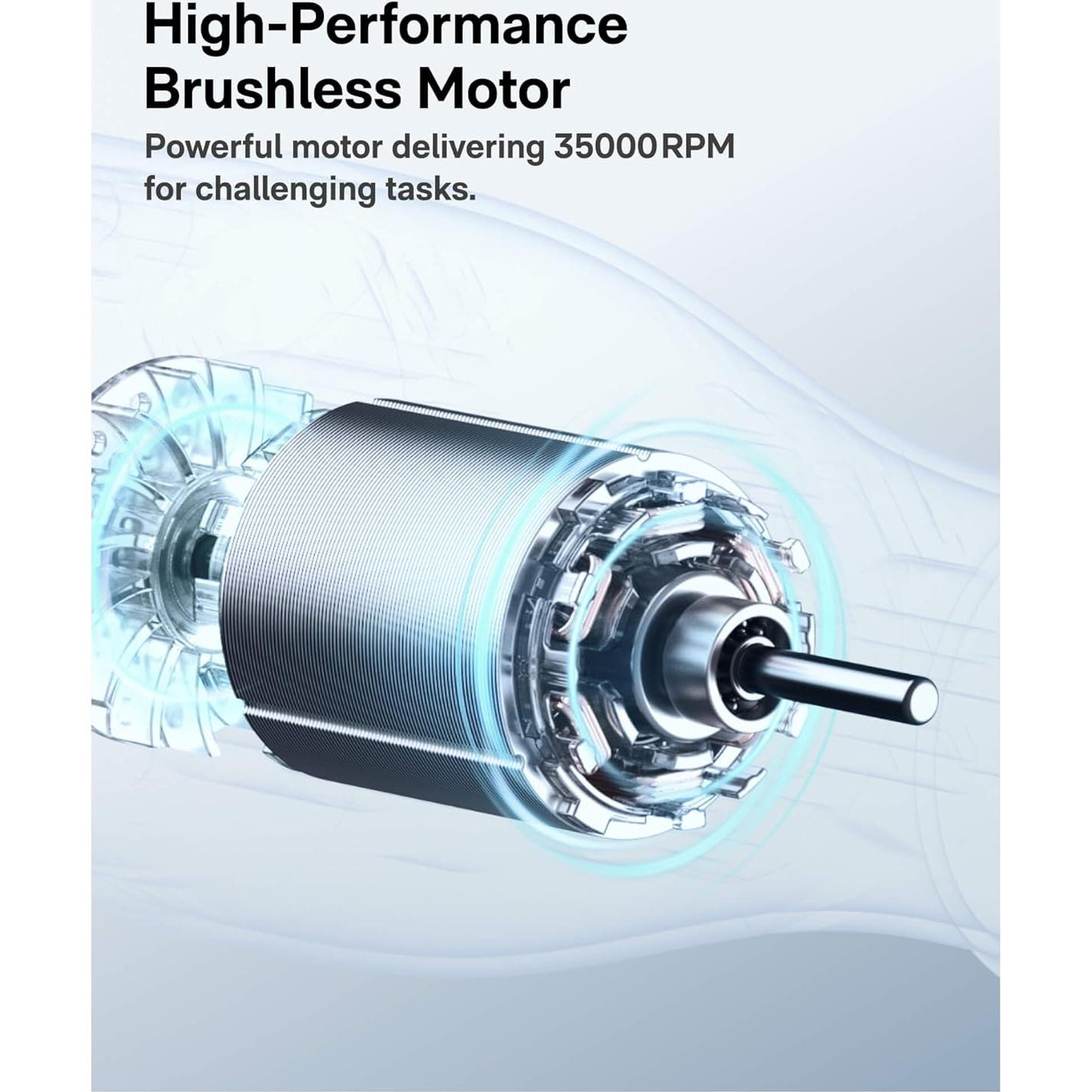 HOTO Herramienta Rotativa Inalámbrica 12V Pro 35000RPM 37 Acc.
