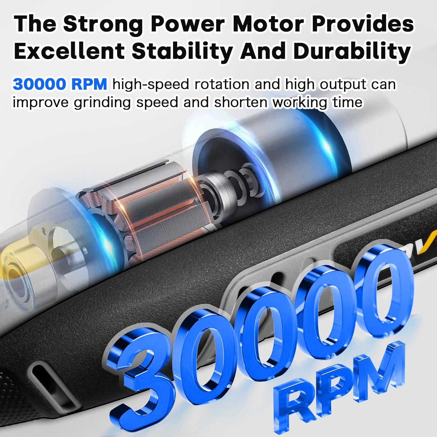 Herramienta Rotativa Inalámbrica Enventor 8V con 123 Accesorios