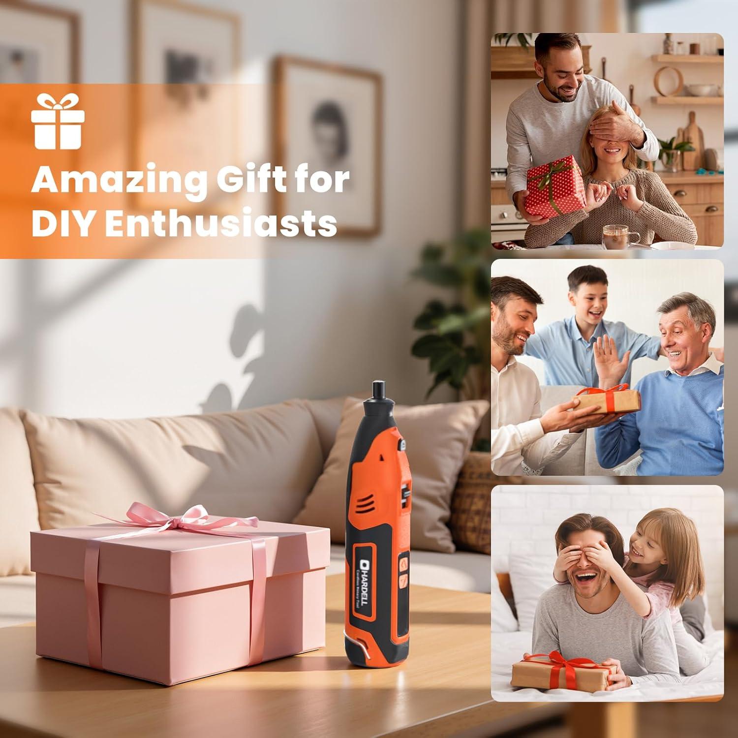 Herramienta Rotativa Inalámbrica HARDELL 12V 80 Accesorios