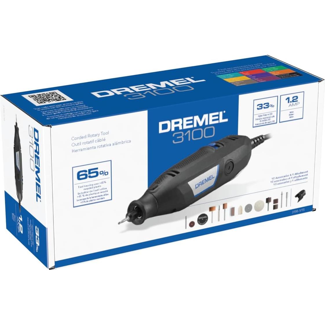 Dremel 3100 Kit de Herramienta Rotativa 16 Piezas 1.2A