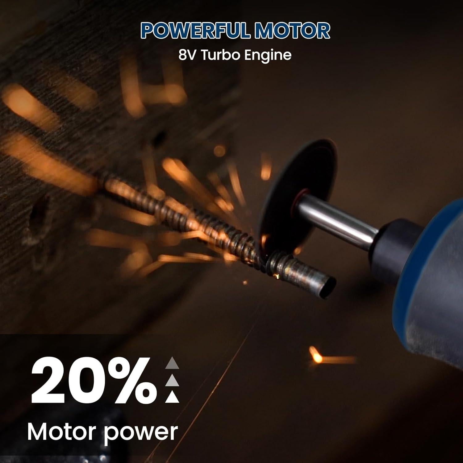 Herramienta Rotativa Inalámbrica SCHTUMPA 8V 25 Accesorios