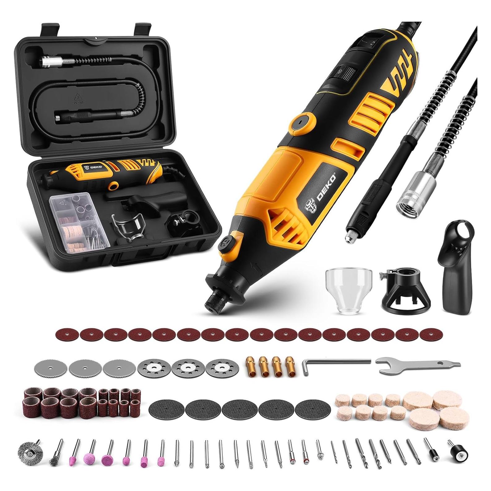 Kit de Herramientas Rotativas DEKOPRO 170W 127 Accesorios