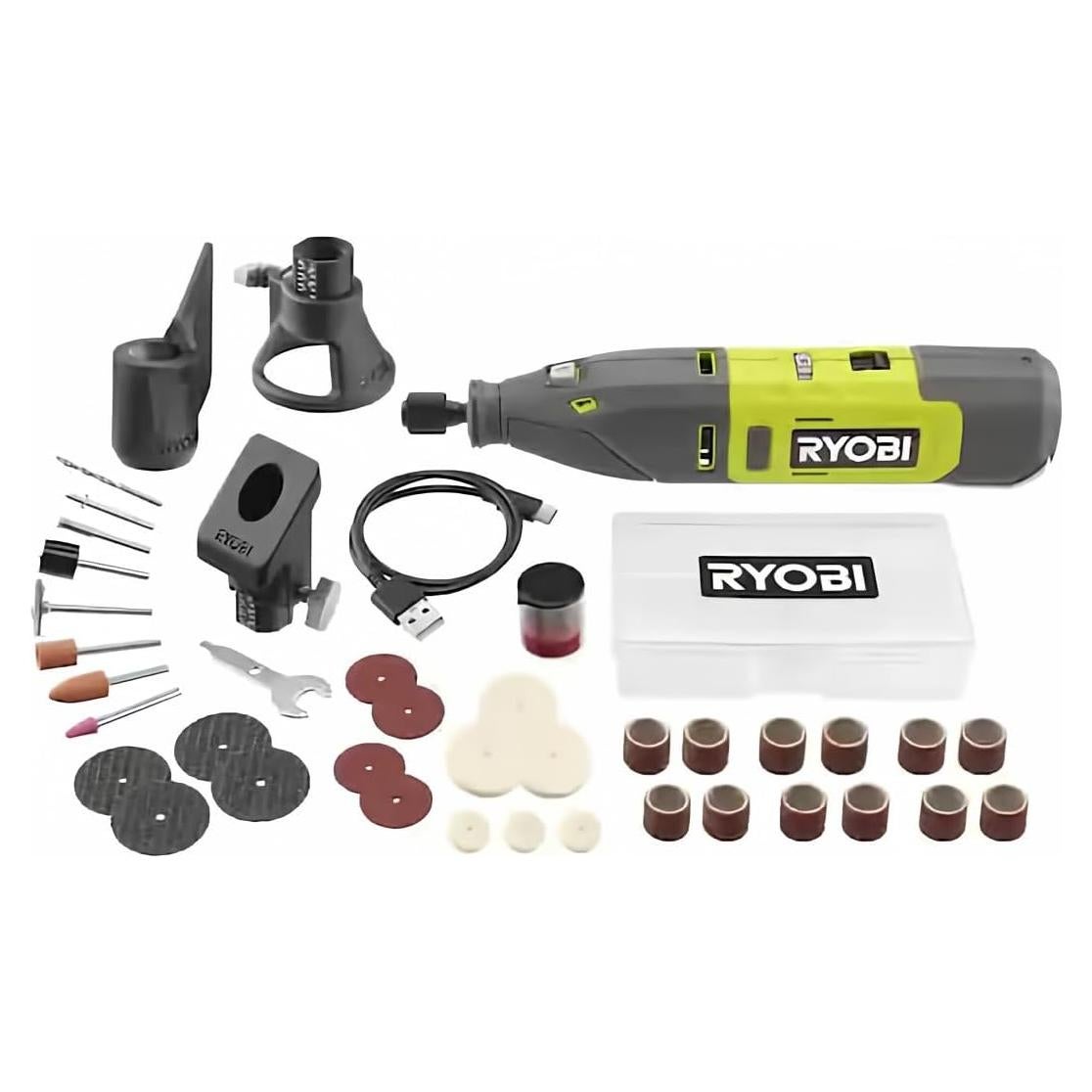 Kit de Herramienta Rotativa Inalámbrica RYOBI 12V TVM01