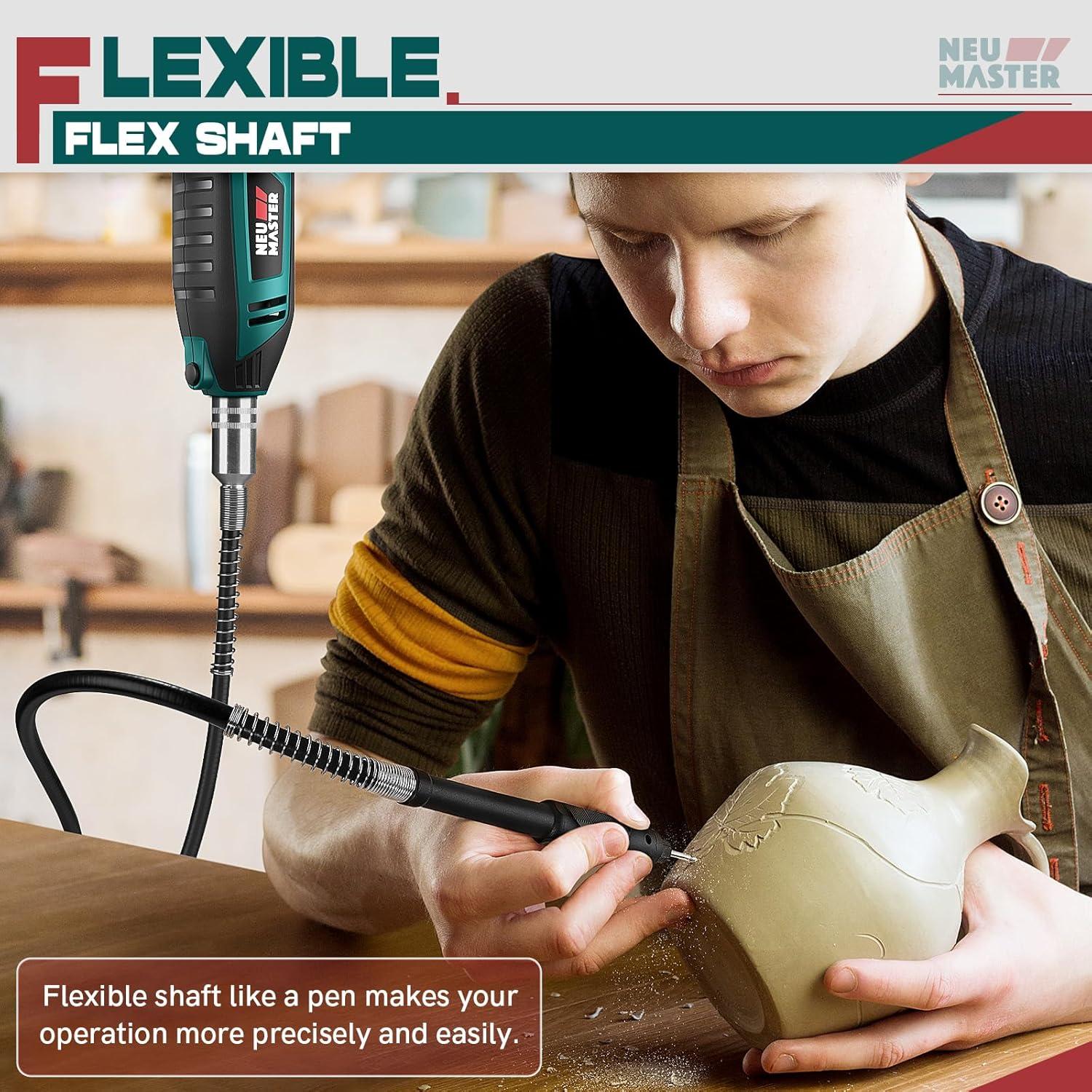 Kit de Herramienta Rotativa NEU MASTER 180W 160 Accesorios