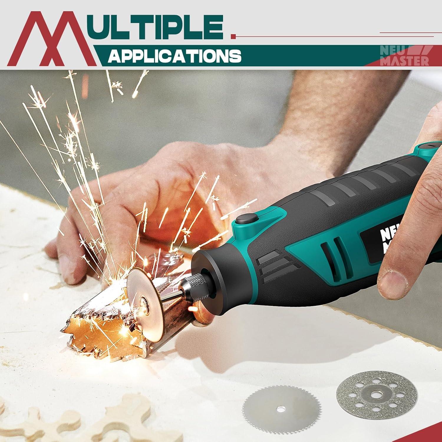 Kit de Herramienta Rotativa NEU MASTER 180W 160 Accesorios