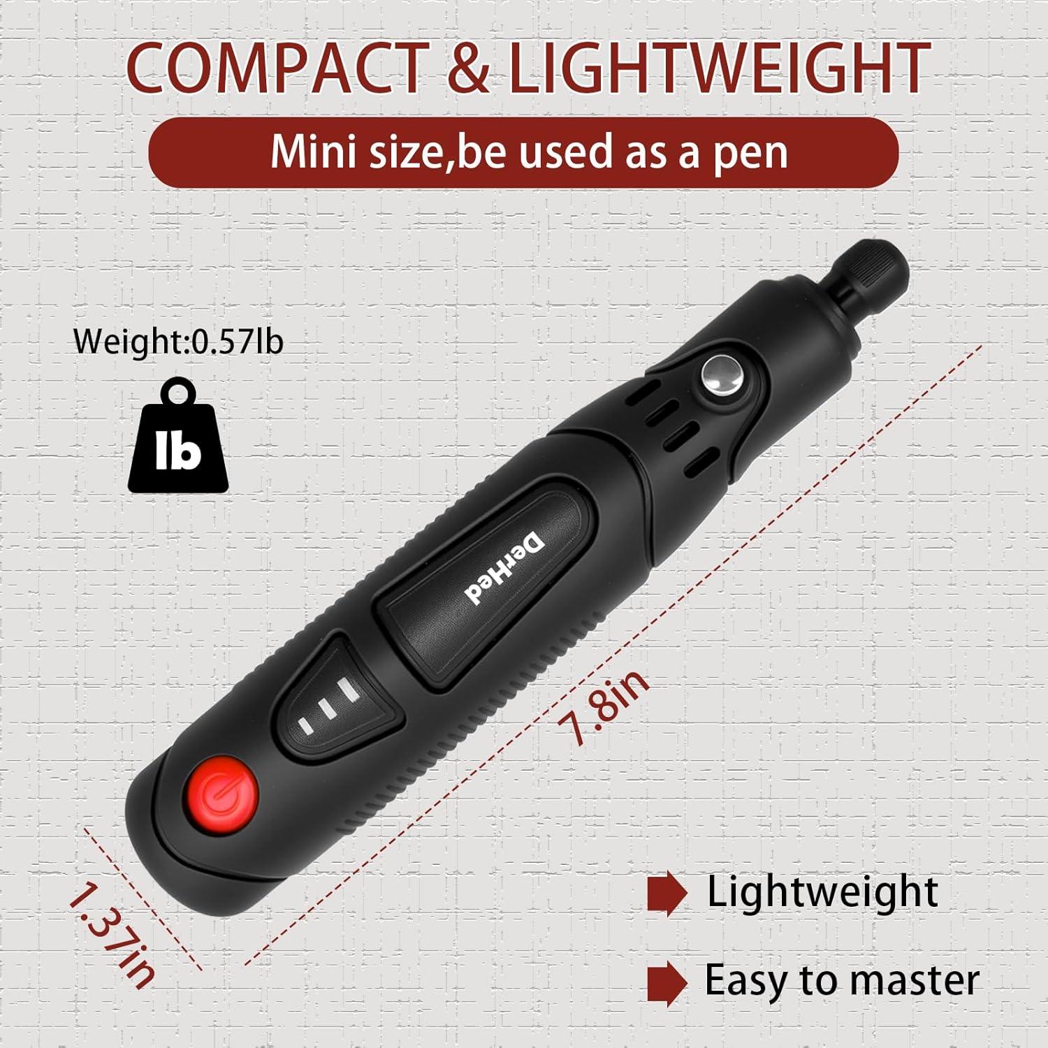 Mini Kit Herramienta Rotativa Inalámbrica DerHed 82 Accesorios