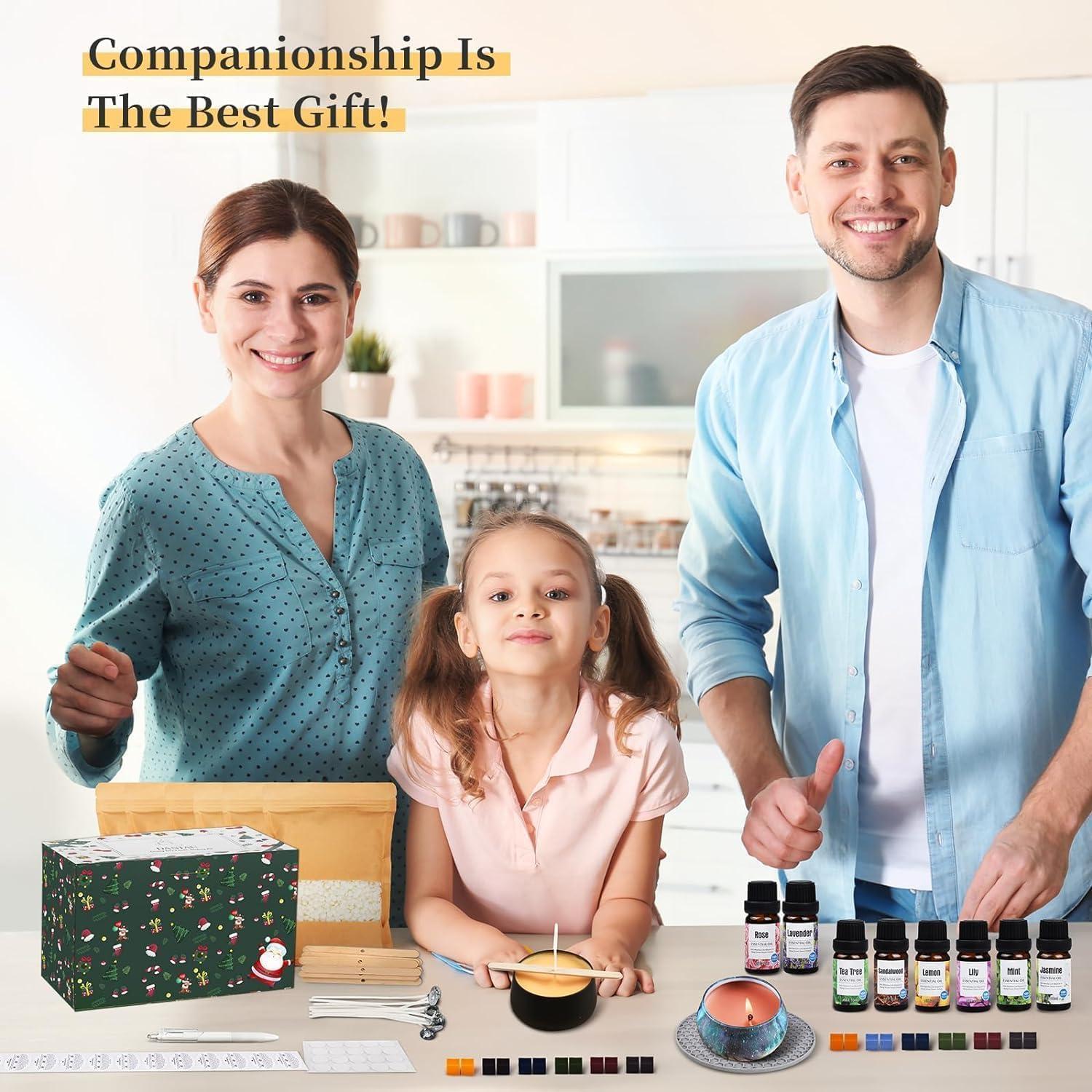 Kit de Fabricación de Velas DANIAU para Adultos - Olla LED 500ml