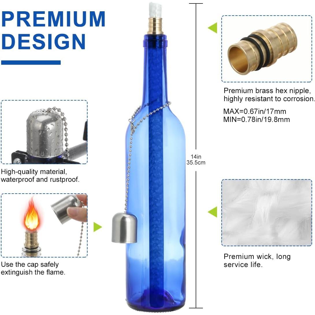 Kit de Mechas para Antorchas LANMU - 3 Piezas 35.56 cm