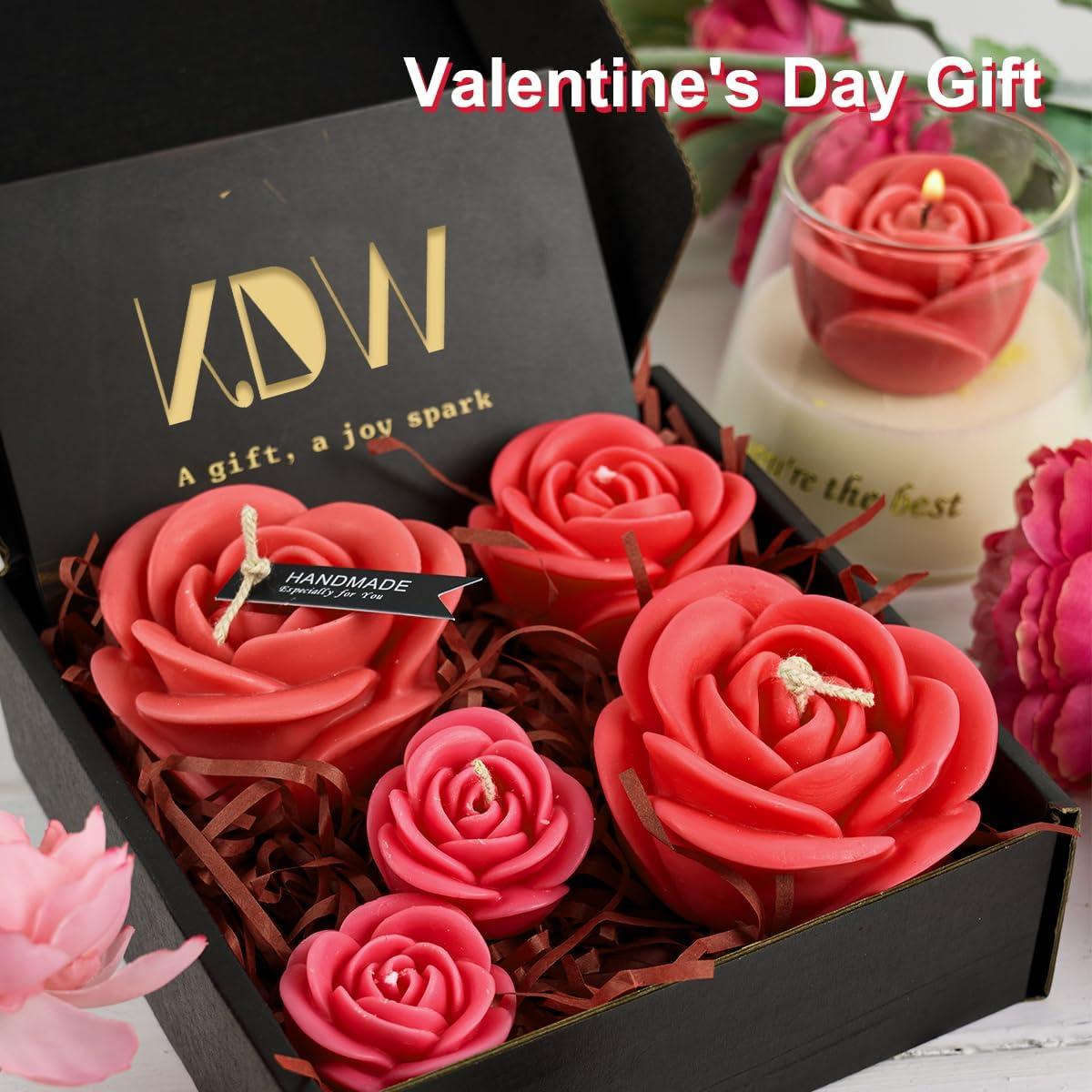 Kit de Fabricación de Velas Rosa 3D KDW - 16 Piezas DIY