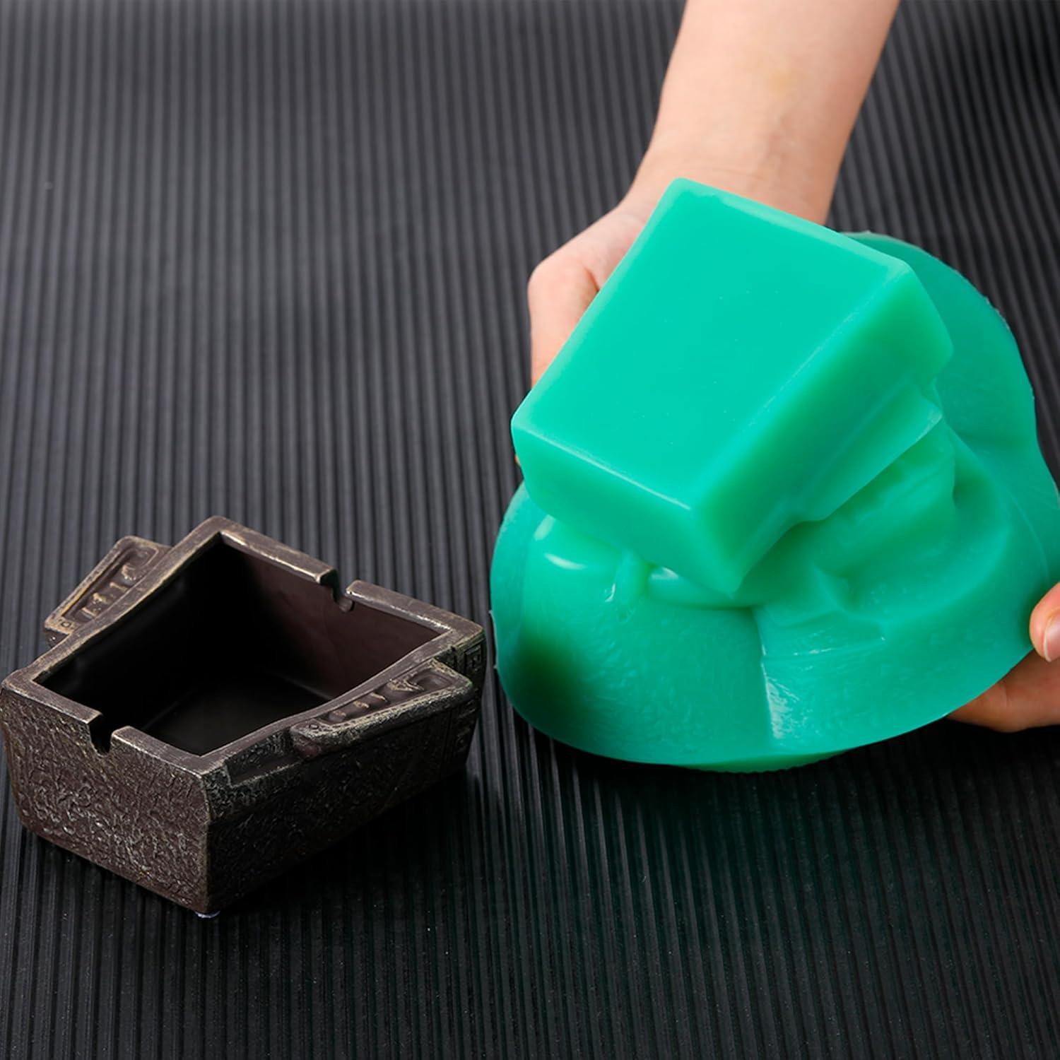 Kit de Moldes de Silicona BBDINO 600 g Verde Jade 1:1