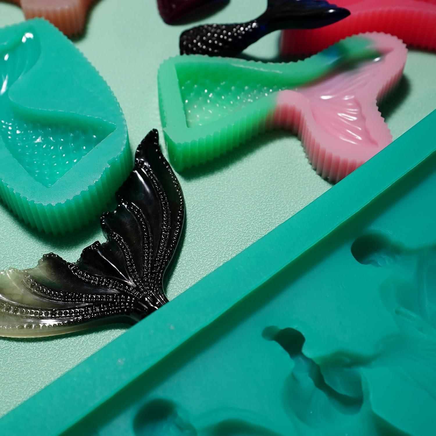 Kit de Moldes de Silicona BBDINO 600 g Verde Jade 1:1